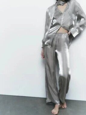 Zara Silver Pants